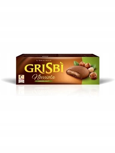 Levně 5 x Grisbi Nocciola sušenky plněné arašídovým krémem 135 g italské