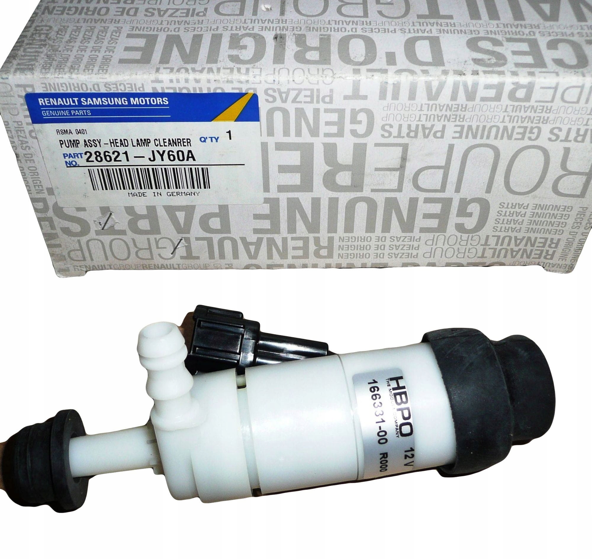 POMPKA SPRYSKIWACZA DACIA DUSTER ORG 28621JY60A