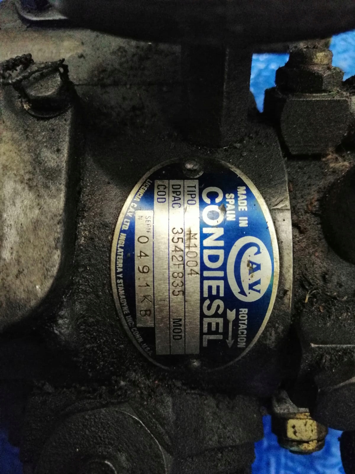 injection pump Land Rover 3542F835 M1004