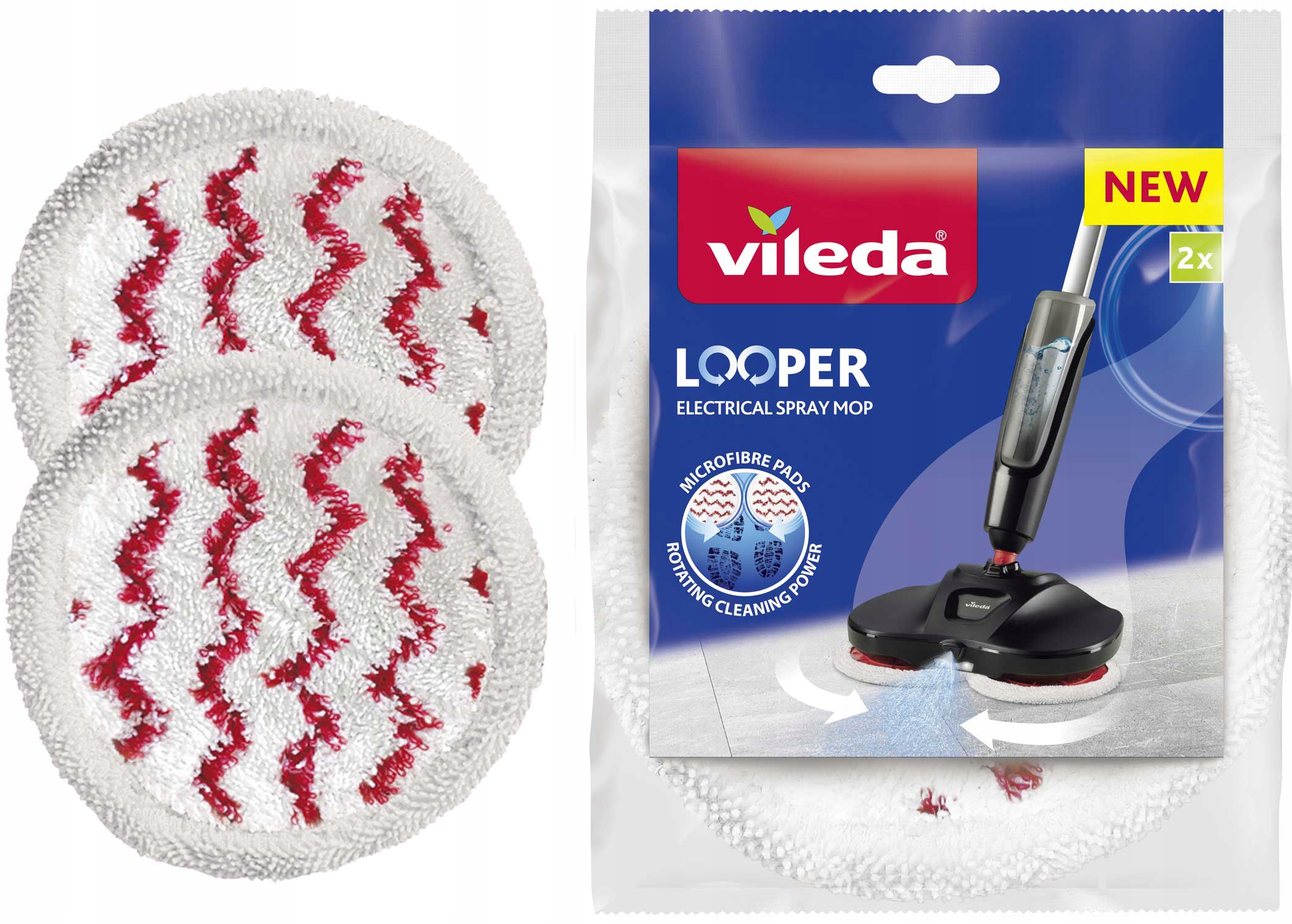 Levně Vložka Do Mopu Vileda Looper Elektrický Vyměnitelný