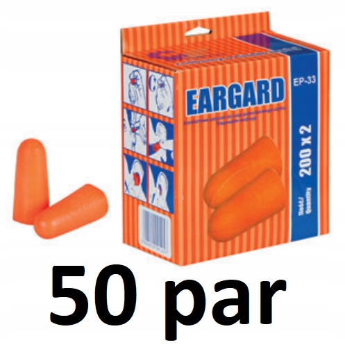 

Zatyczki Stopery Wkładki do uszu 50 par= 100 sztuk