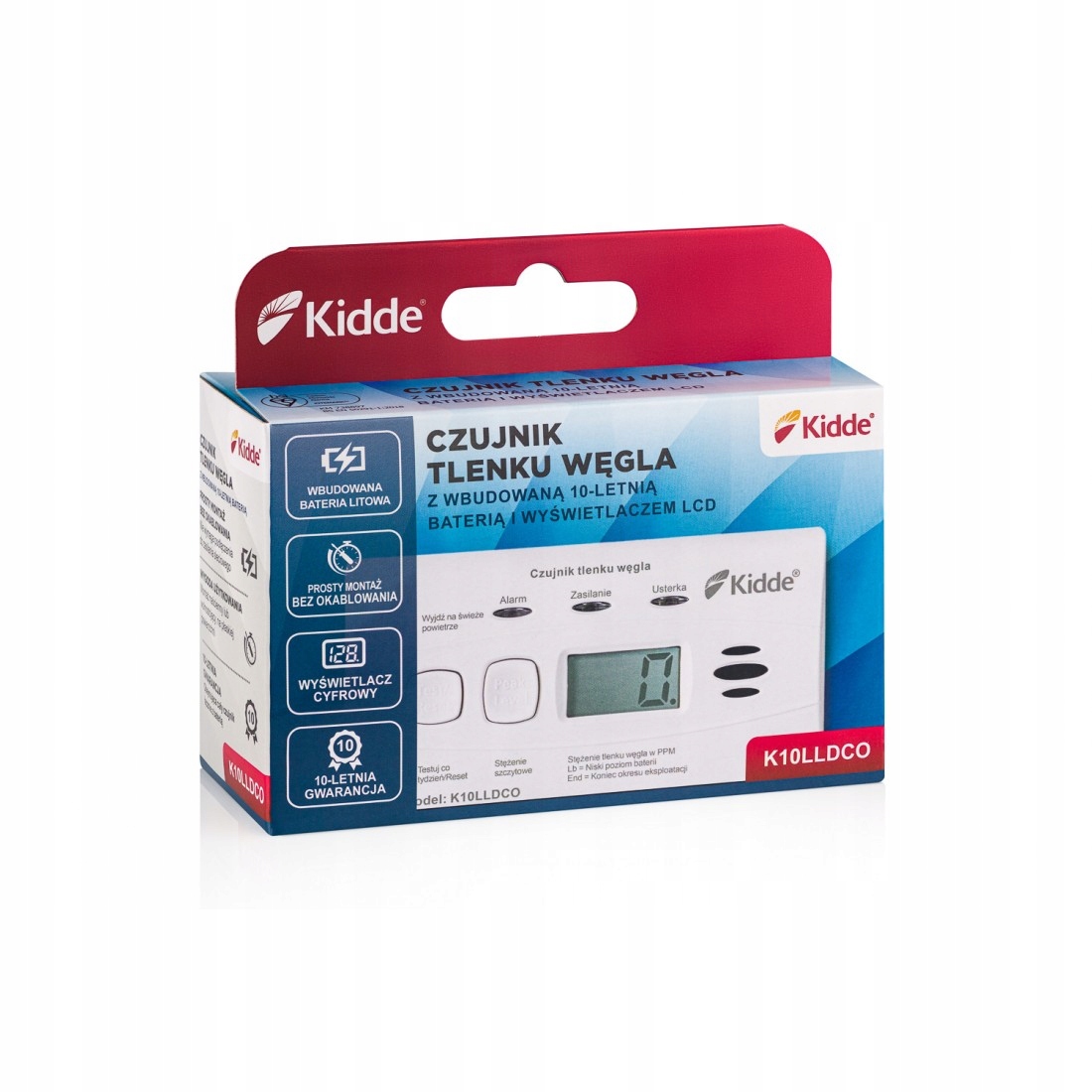 Certyfikowany czujnik tlenku węgla z testerem Rodzaj Czadu