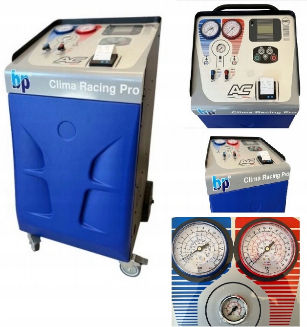 СТАНЦИЯ КОНДИЦИОНИРОВАНИЯ ВОЗДУХА R134A 1234YF АВТОМАТИЧЕСКАЯ SPIN CLIMA RACING PRO