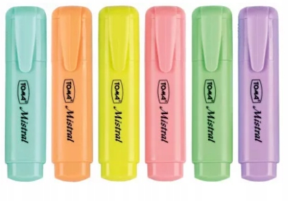 

Textmarker Toma Mistral a'6 Pastel