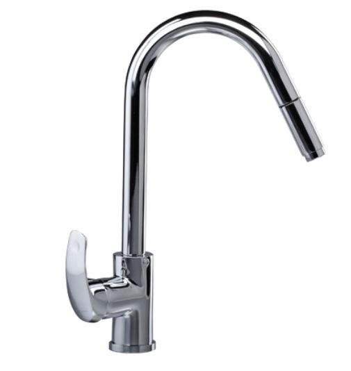 Batéria Angelo kuchynská s výsuvným výtokom Valvex