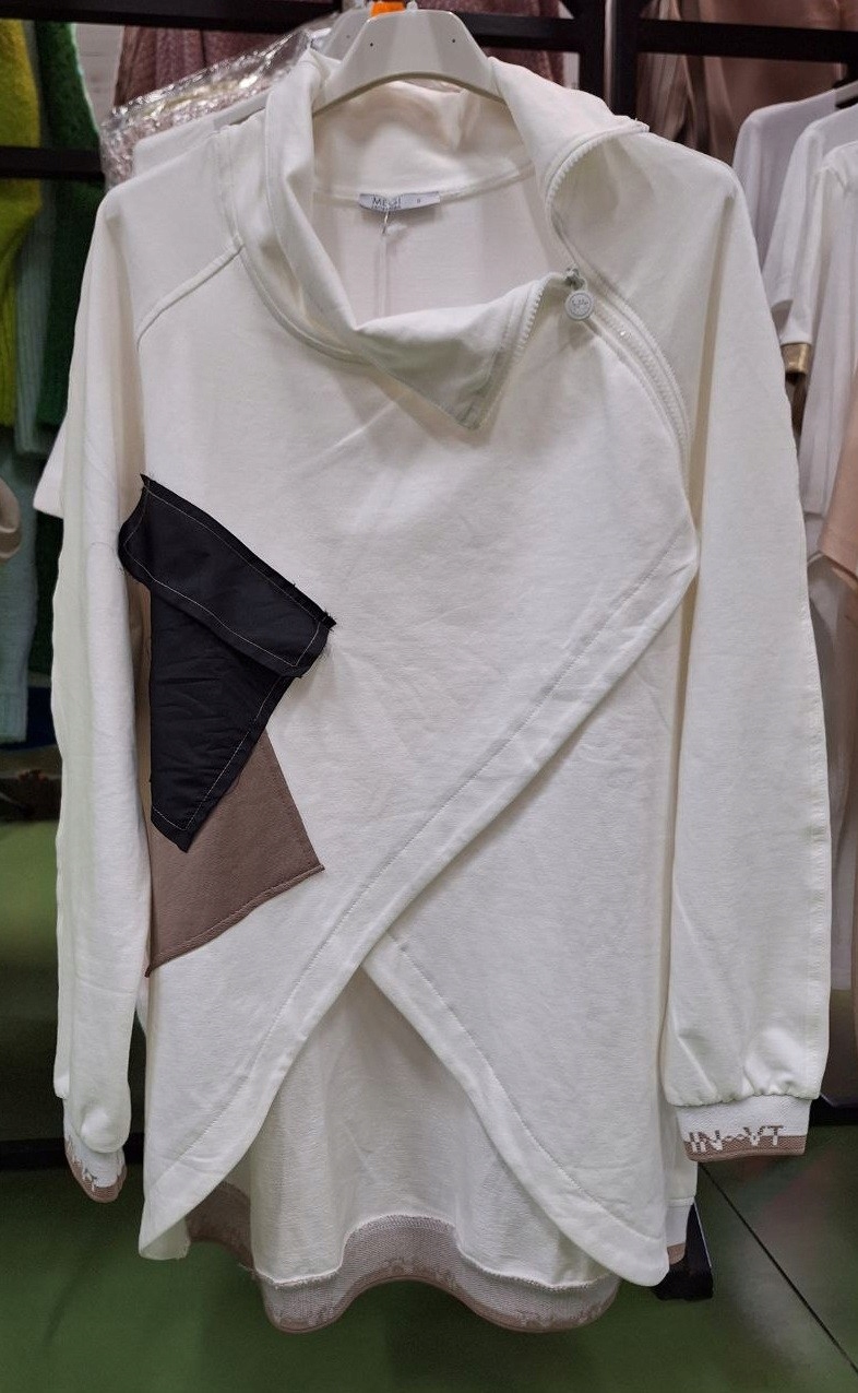 Bluza 5577 bílá uni