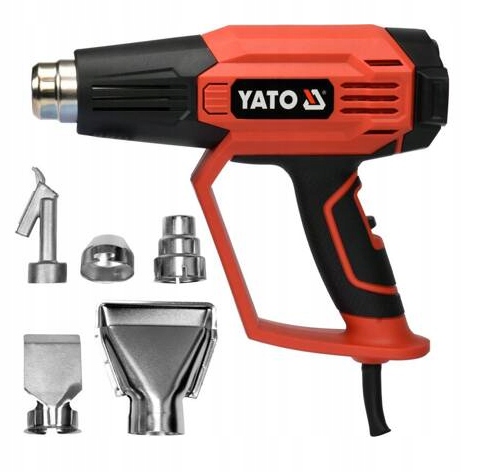 Yato Horkovzdušná Pistole 1600W 50-650C 2 Rychlostní Stupně Lcd+paměť YT-82296