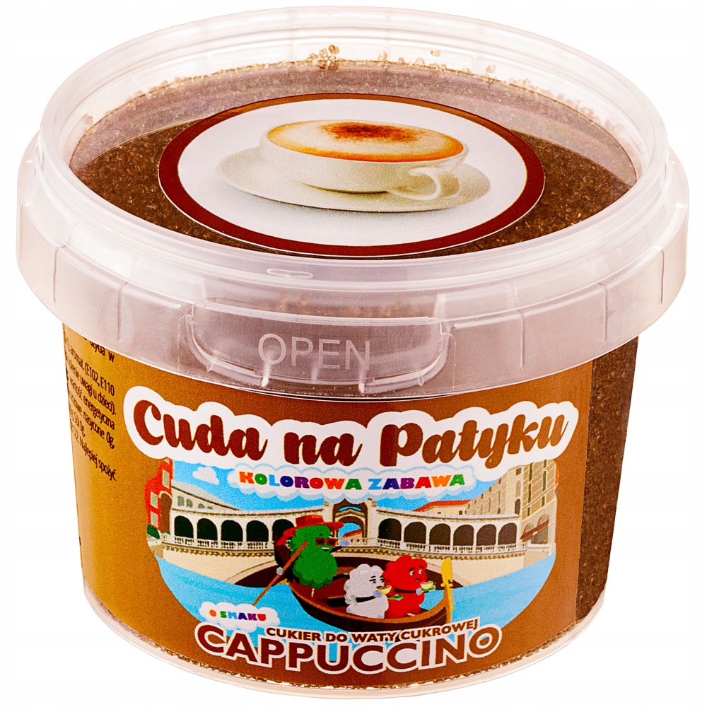 

Cukier do waty cukrowej kolorowy 100g Cappuccino