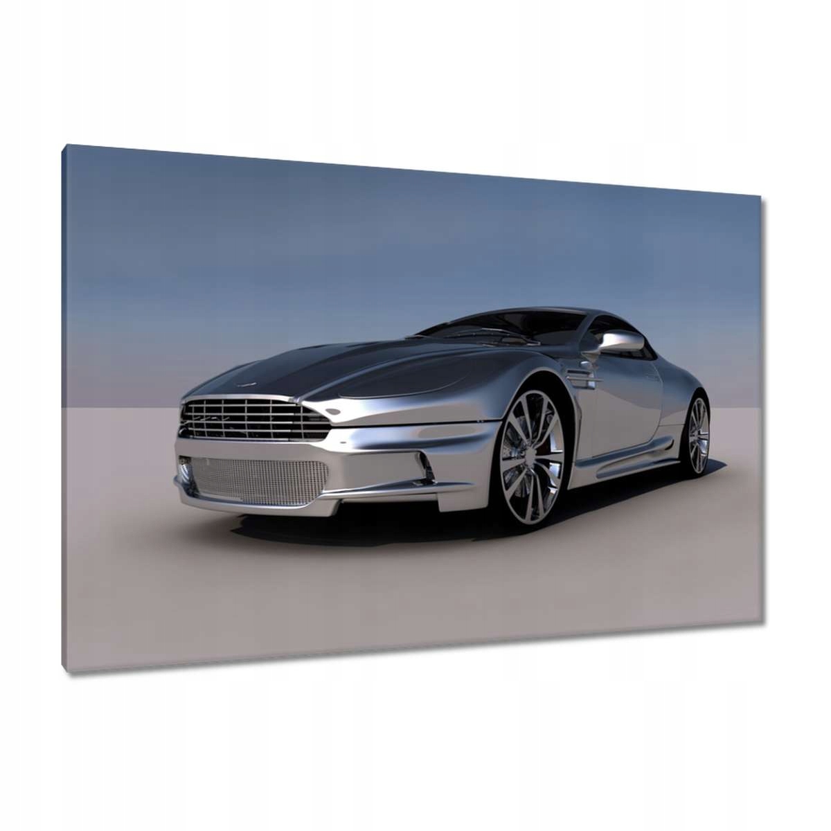 Obrazy 120x80 Stříbrný Aston Martin