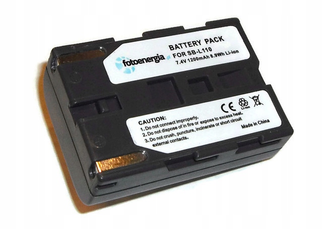 

Bateria do Samsung SB-L110 7,4V 1200mAh 8,9Wh