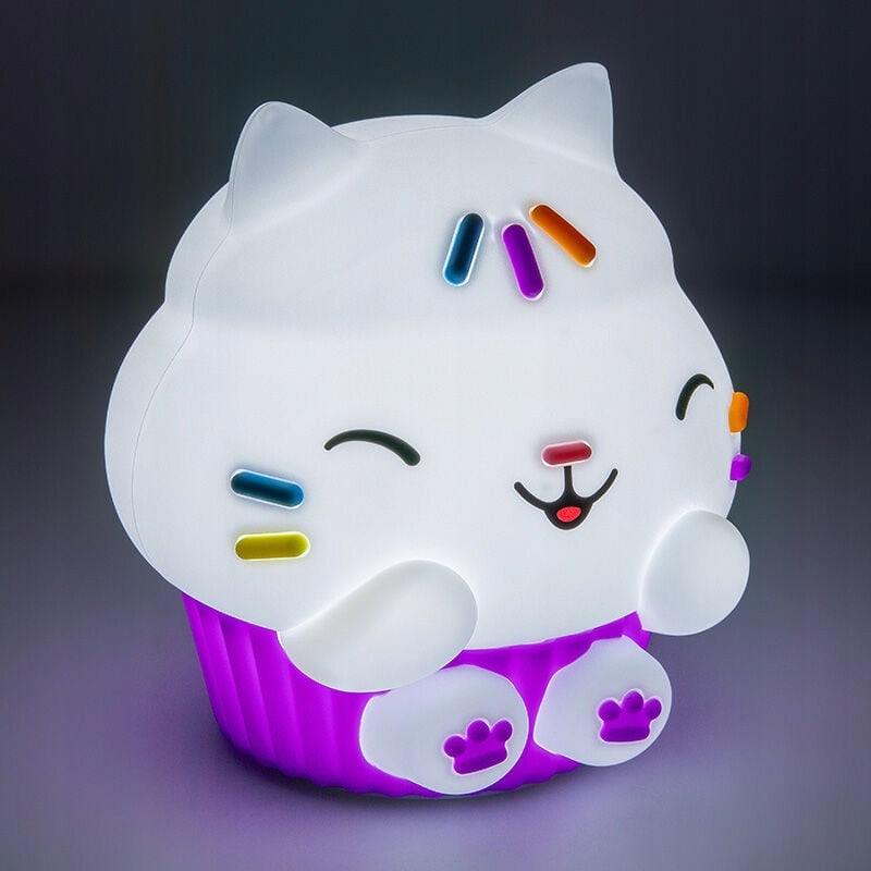 Cakey Cat silikonová lampička „SquishyGlo“ s akumulátorem 16 cm