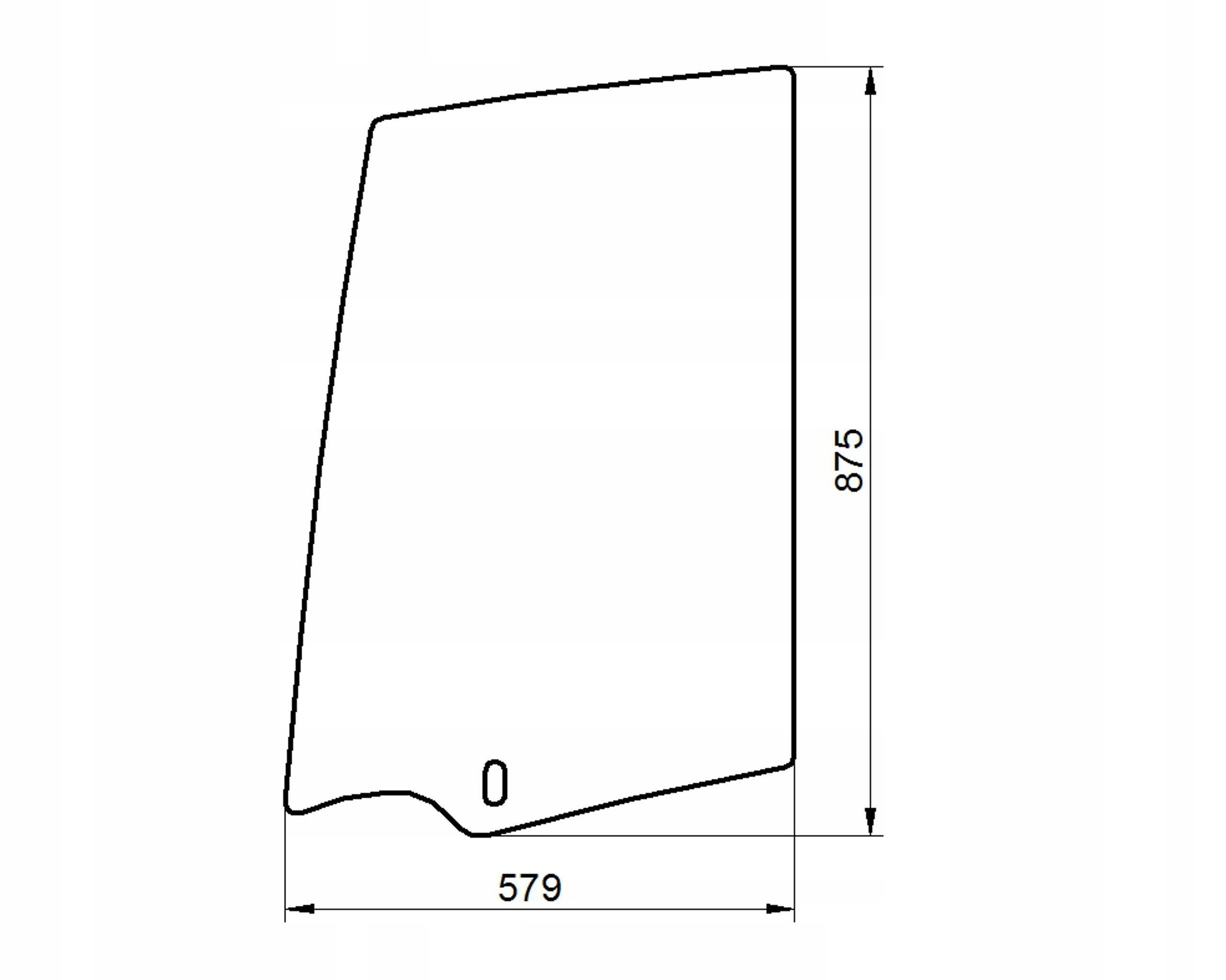 sklo Terex horní dveře 5103661345