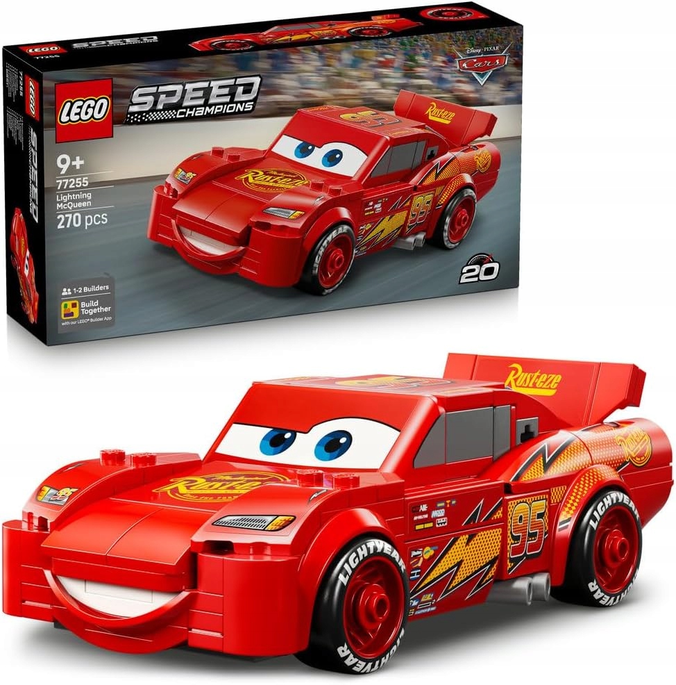 Lego Speed Champions 77255 Blesk McQueen Auta 9+