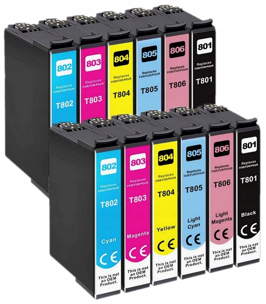 

Tusze Drukarki Epson T0801-0806 Stylus PX660 R360