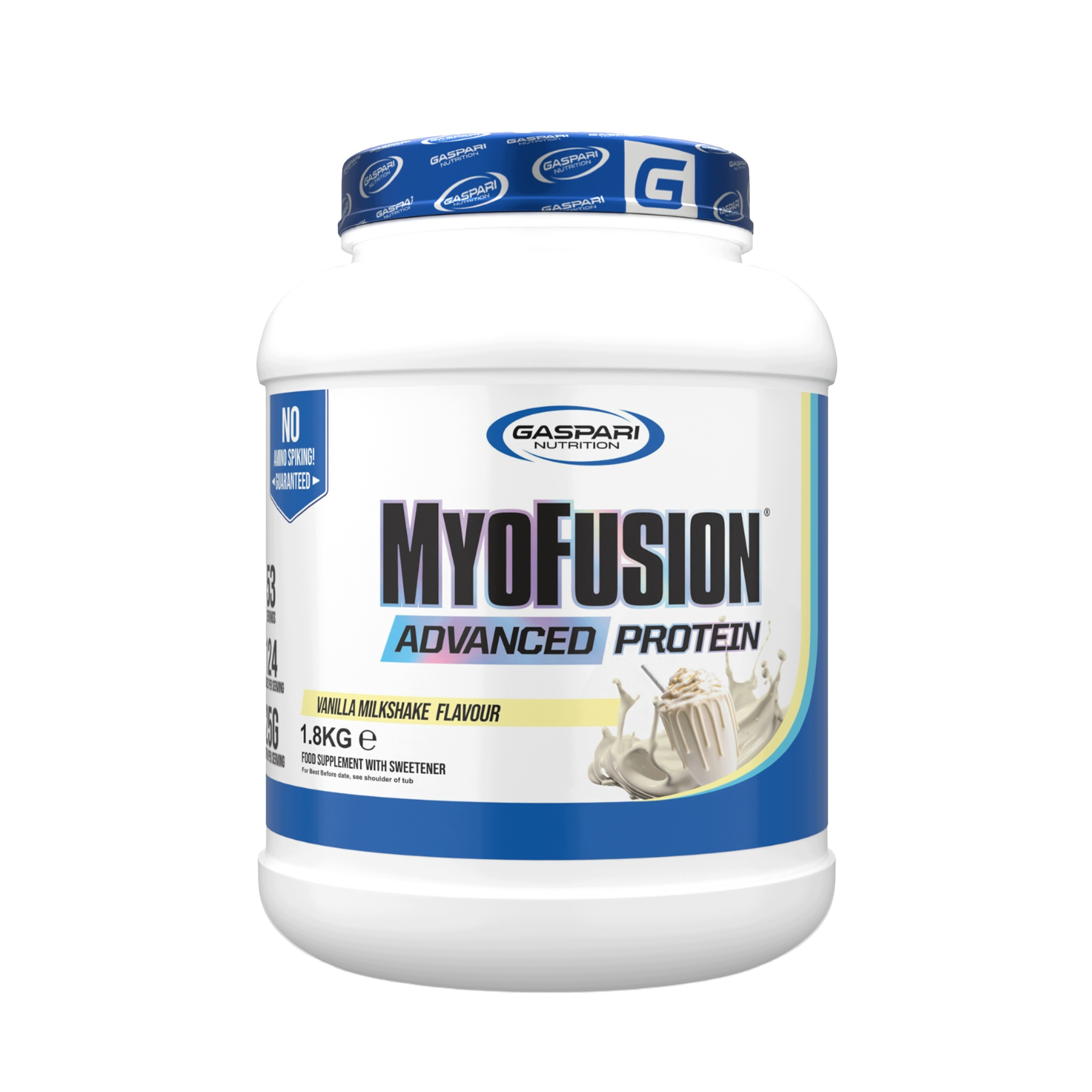 Proteinový izolát Protein Wpc Wpi MyoFusion 1800 g Vanilka Gaspari