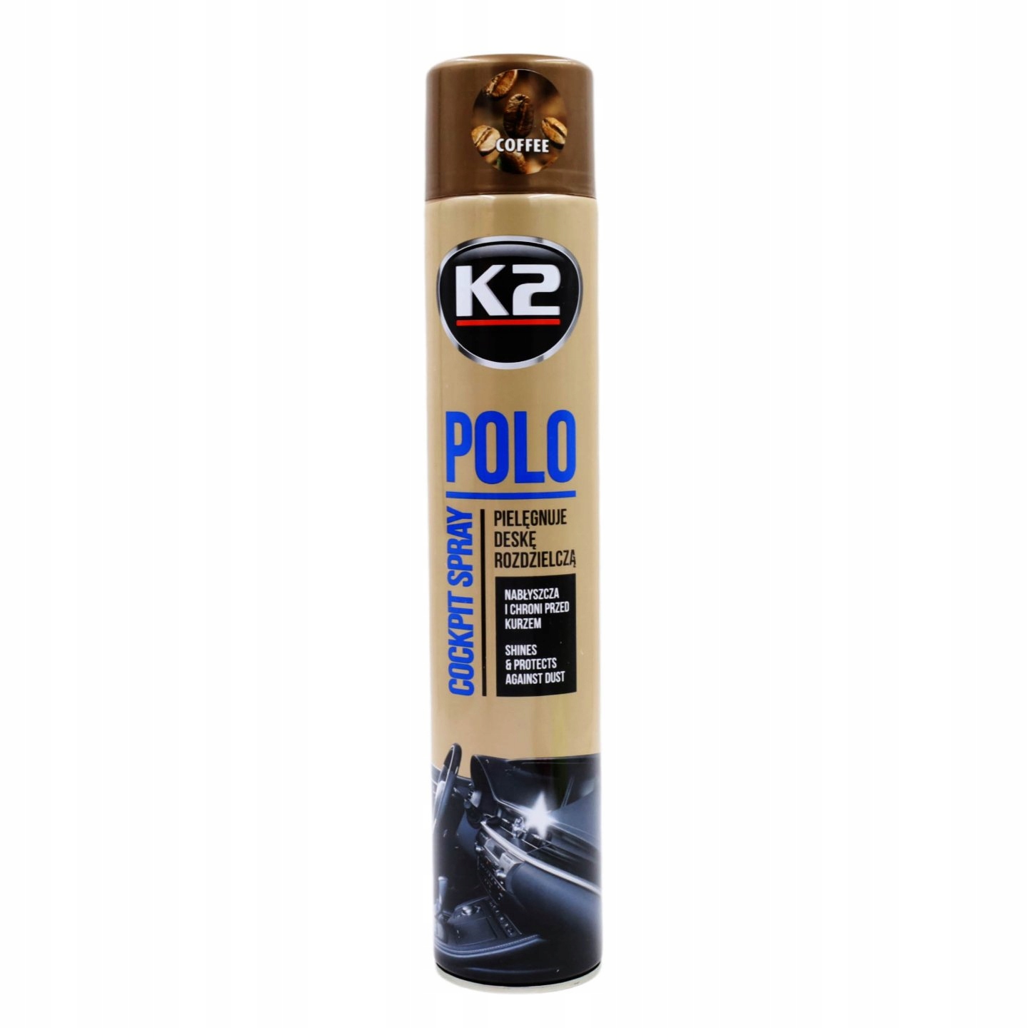 

Spray do Kokpitu K2 Polo Cockpit Kawa 750ml