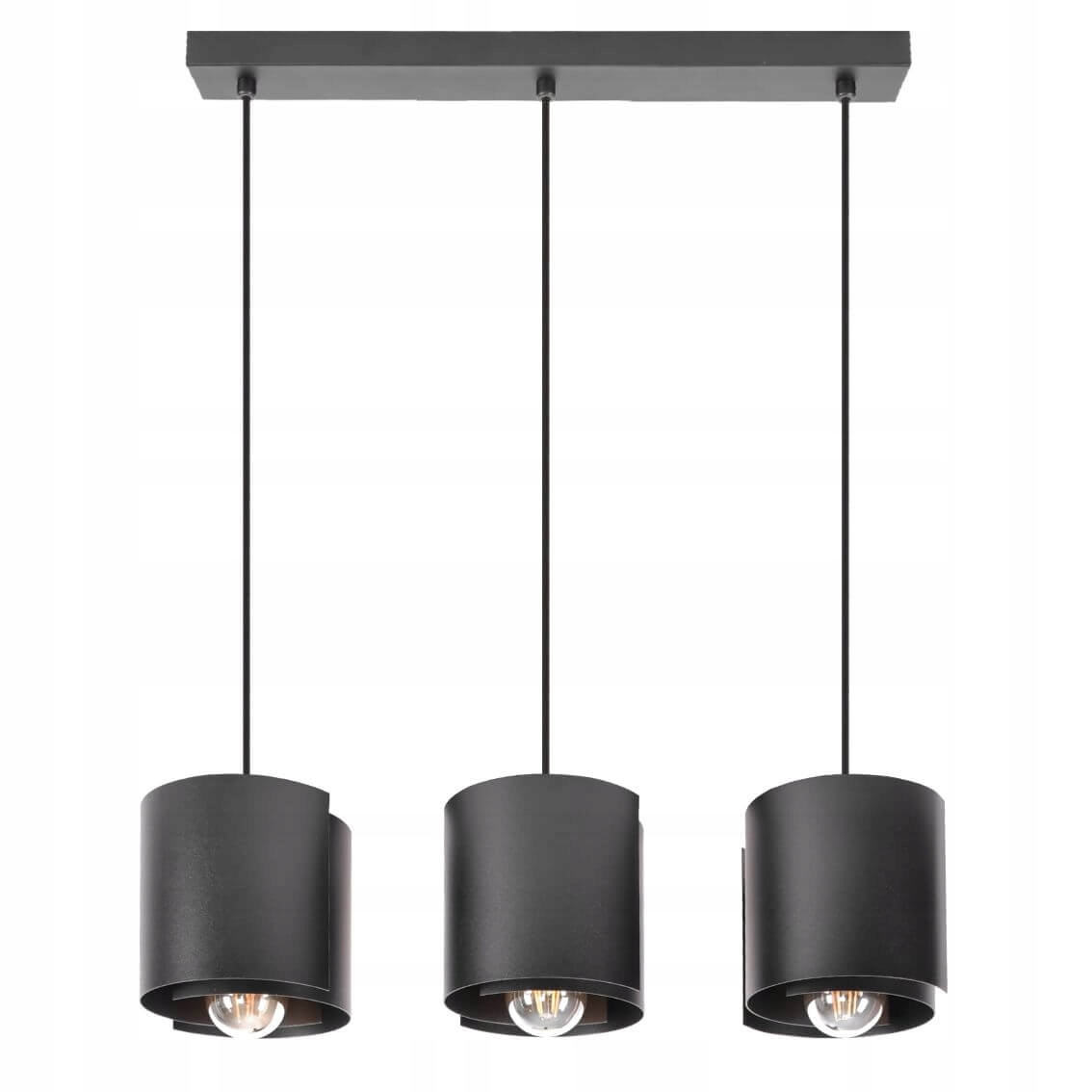 Hugo 3 Závěsná lampa černá