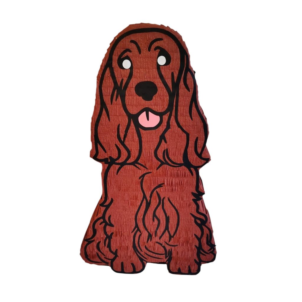Piniata Pies Urodziny dziecka pinata piesek spaniel Handmade 50x30x10