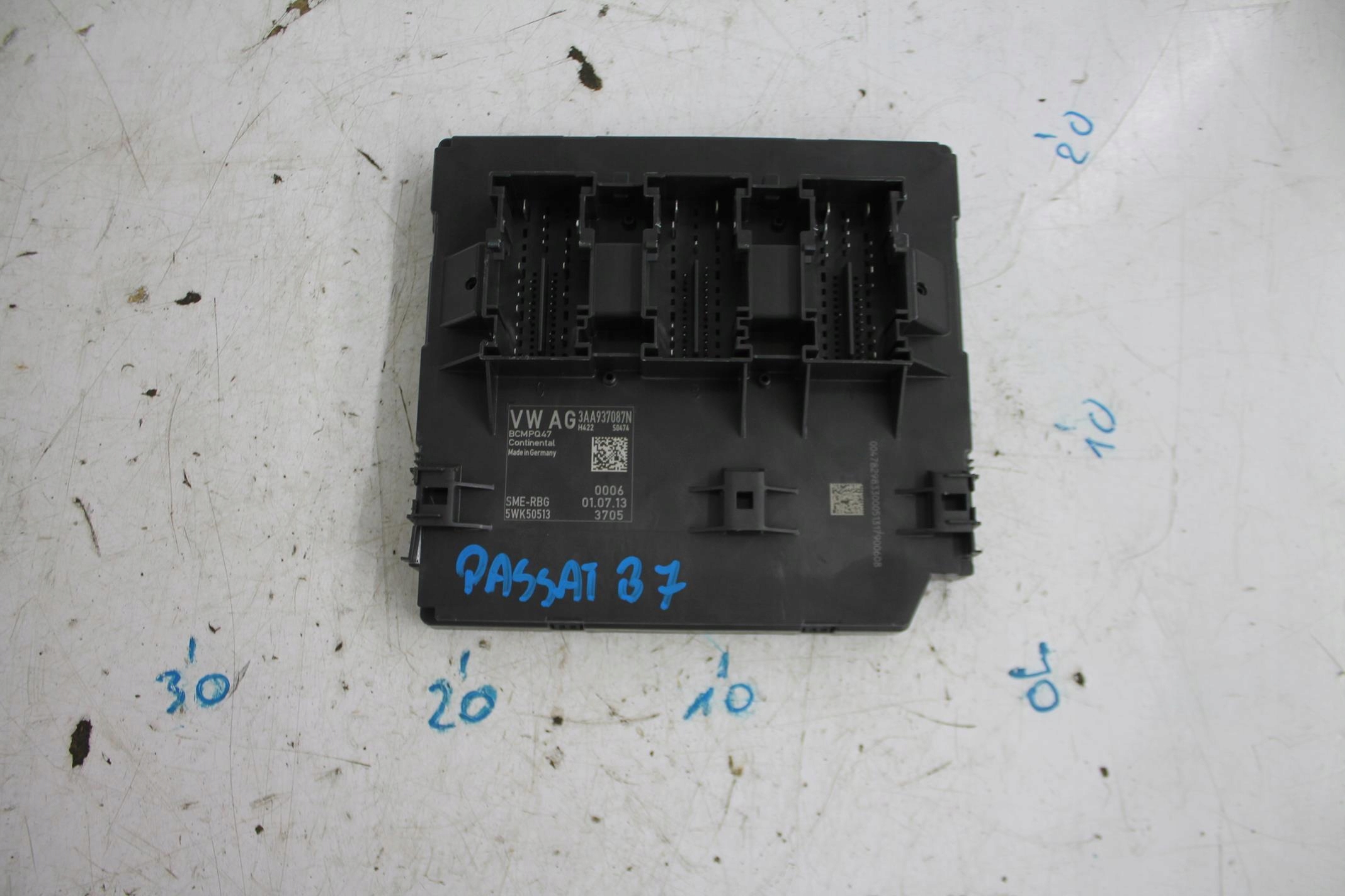 comfort control unit 3AA937087N PASSAT B7 10-14