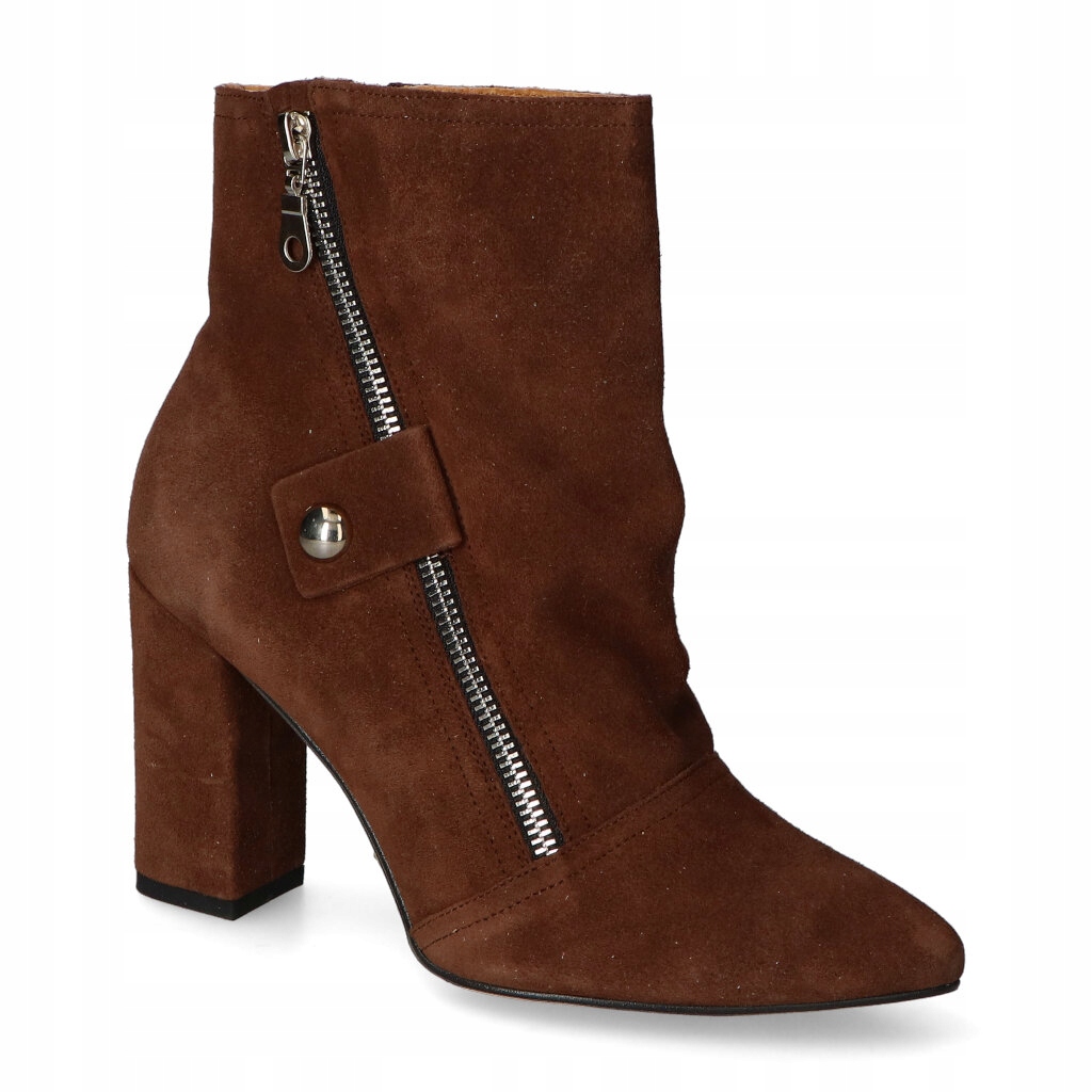 Kotníkové Boty Damiss 538/A Bronz velur 37
