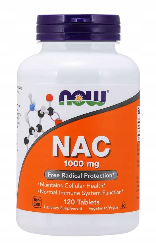 NOW FOODS USA NAC 1000 MG 120T N-ACETYL L-CYSTEÍN