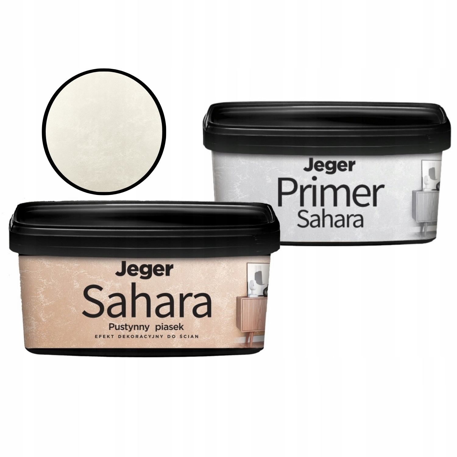 Sada nástěnných efektů Pouštní písek Sahara Ottavio 1L Primer Sahara 1L