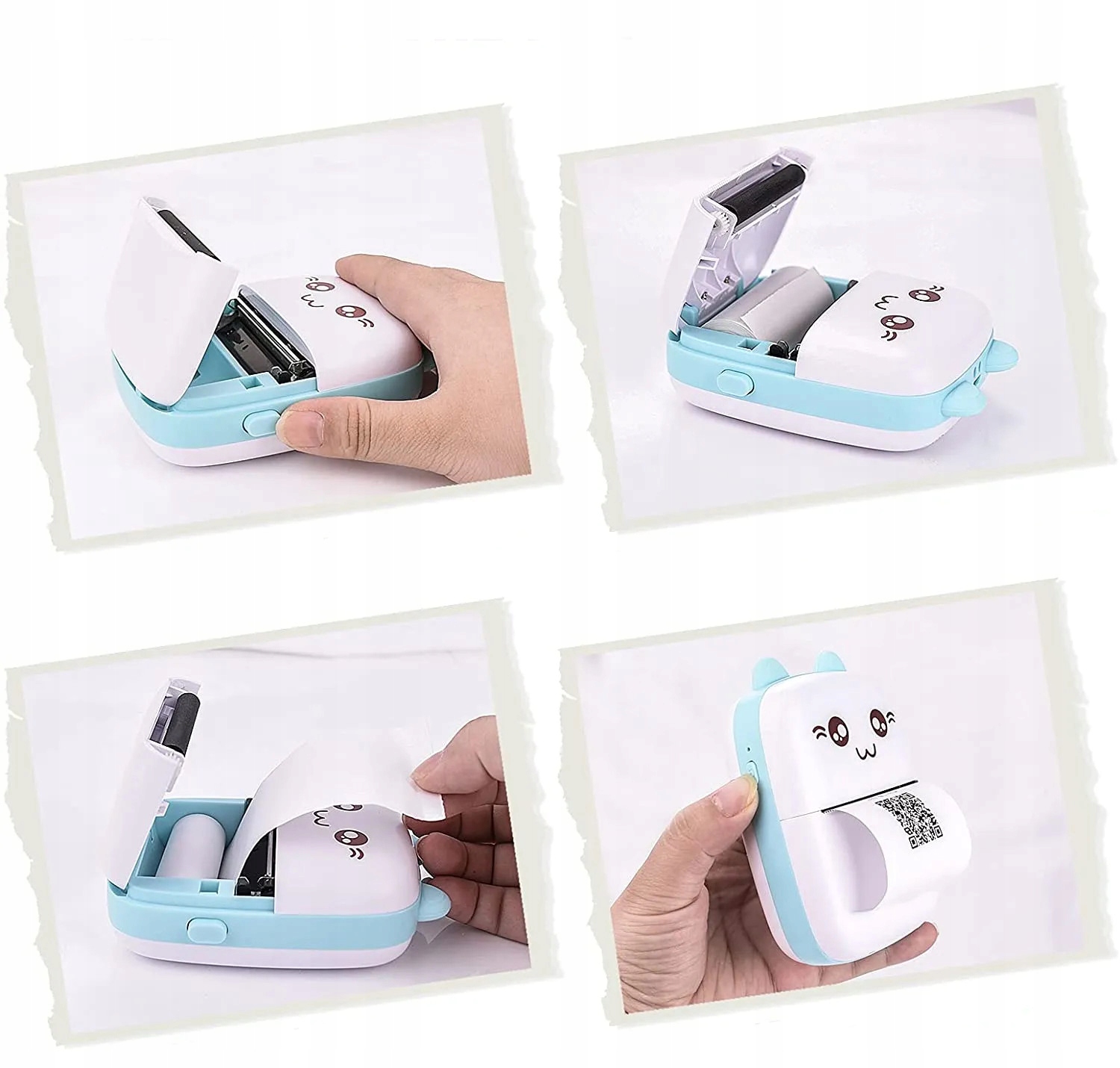 PAPIER TERMICZNY SAMOPRZYLEPNY do mini drukarki 3x ROLKA ROLKI NAKLEJKI Kod producenta HM235309