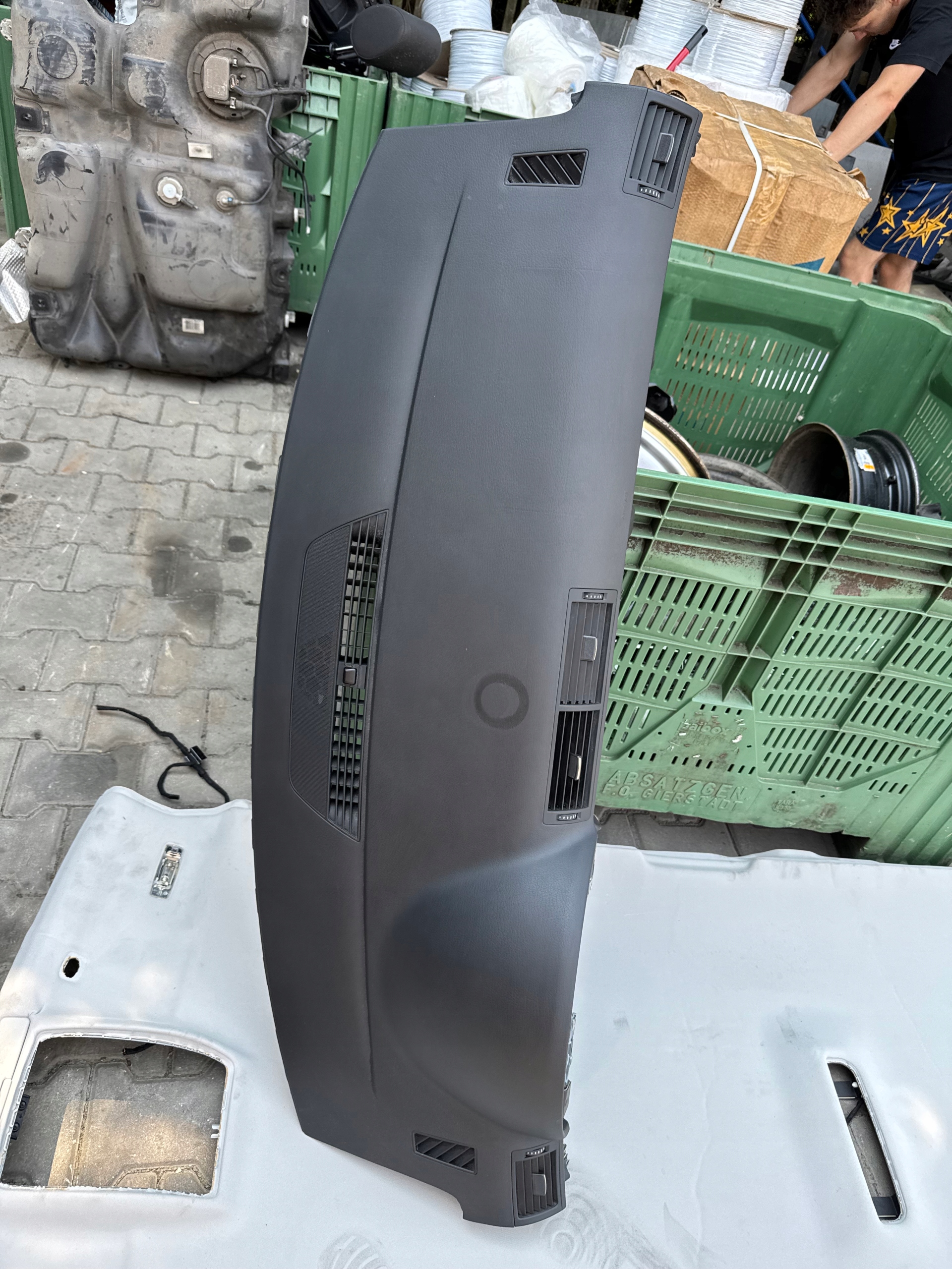 dashboard instrument panel console airbag of the passenger original AUDI A4 B6 B7