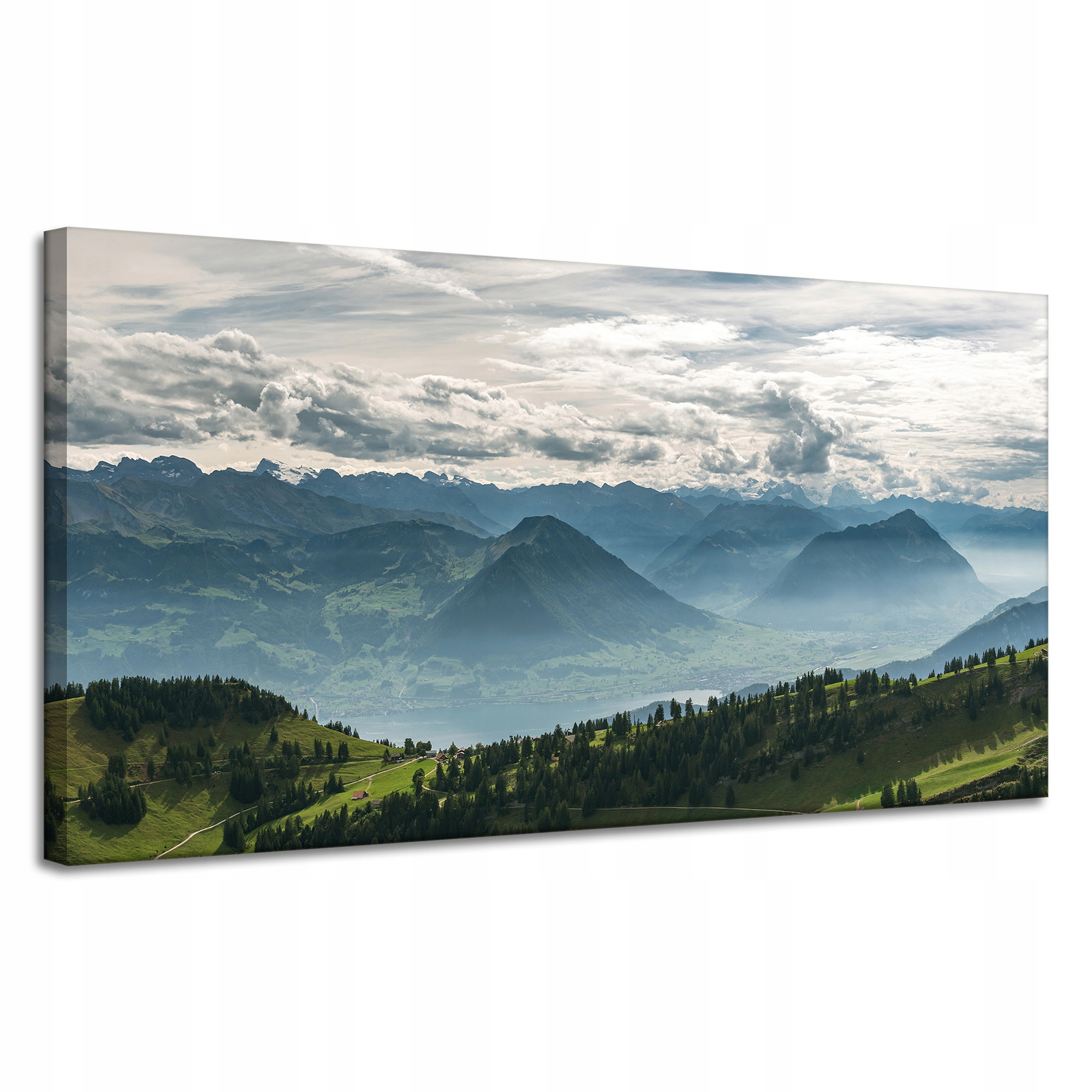 Obraz na plátně Hory Mraky Příroda Lesy Příroda 120x60 cm