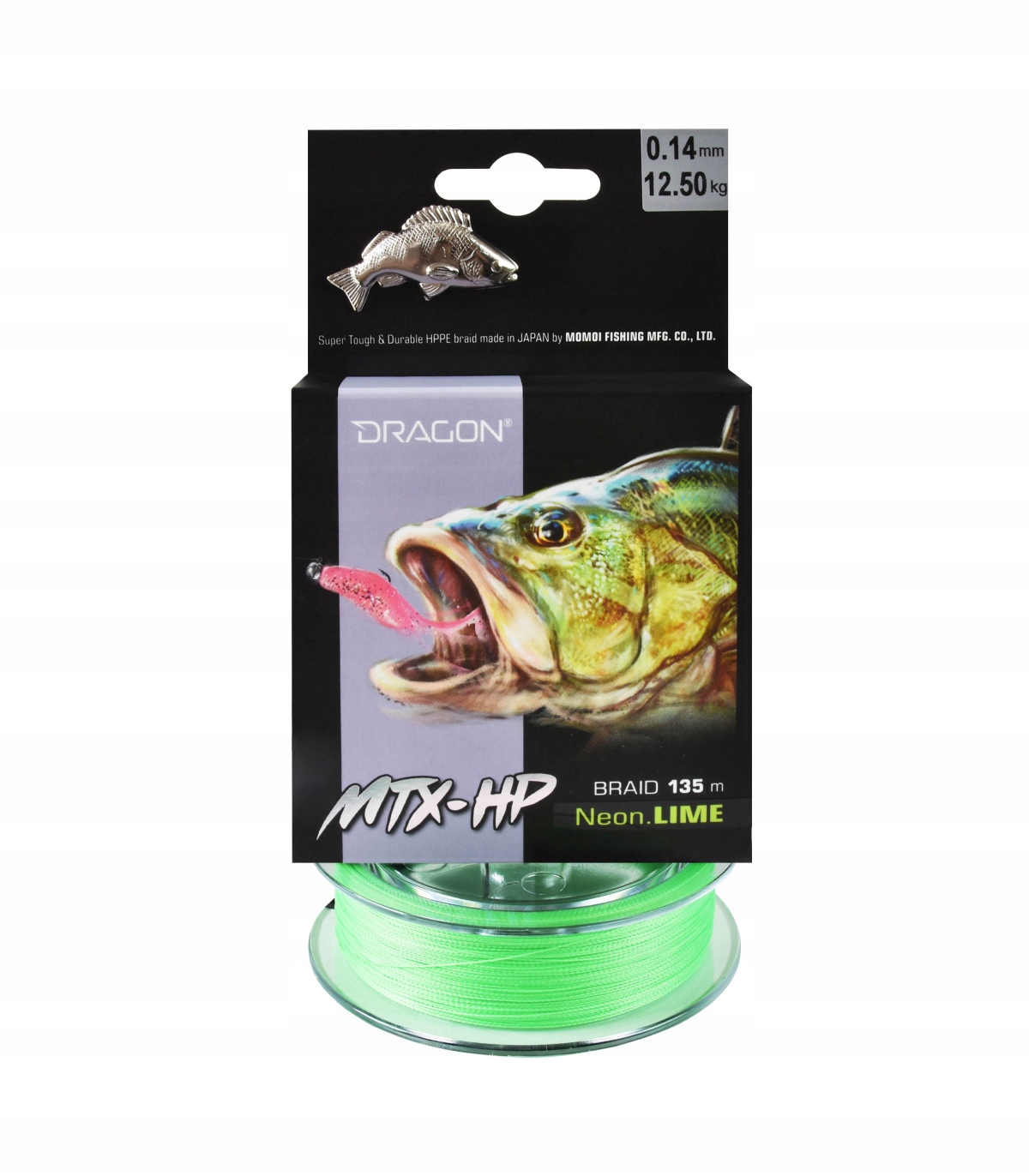 

Plecionka Dragon Mtx-hp Neon Momoi 135M 0,12MM