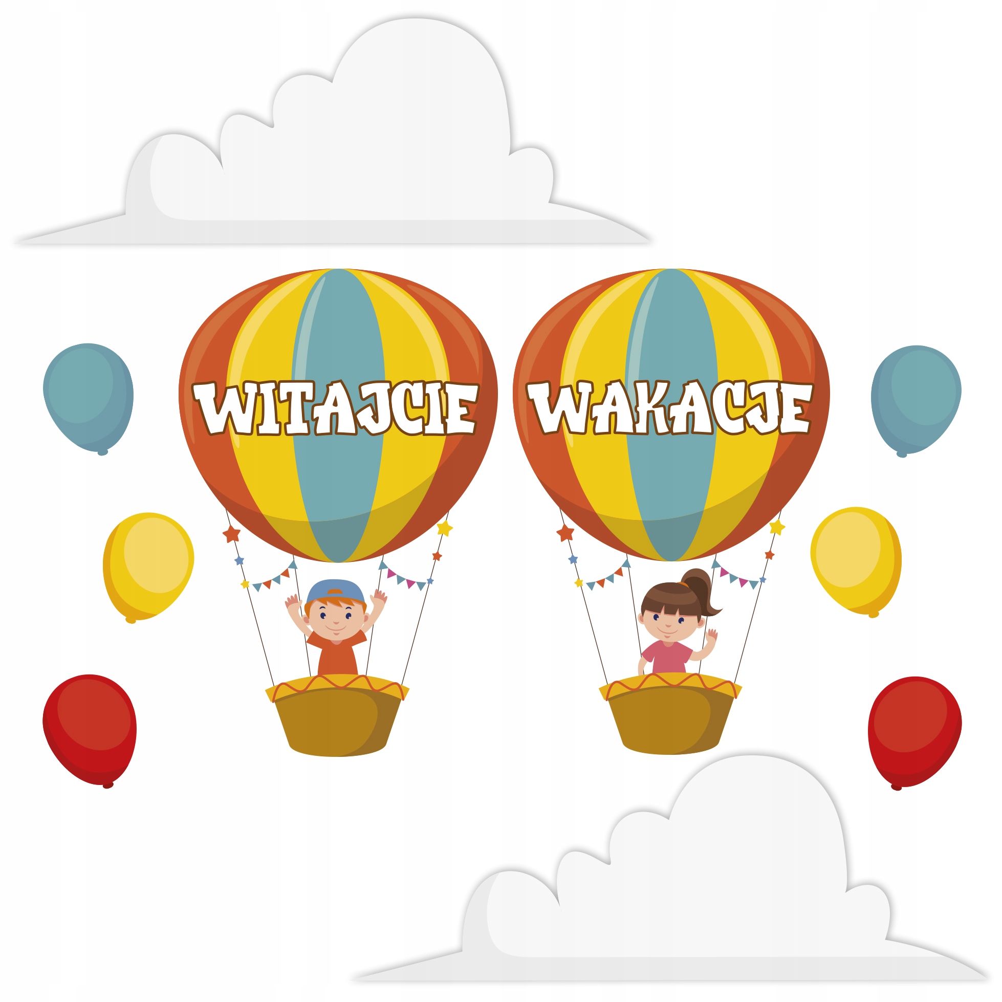 

Dekoracja Witajcie Wakacje dwustr. Duża