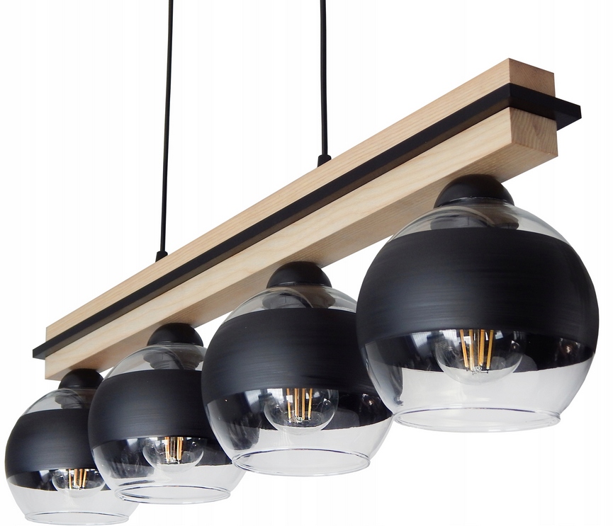 Moderní Dřevěná Závěsná Lampa Lustr Stropní Svítidlo Led Do Obývacího Pokoje Nad Stůl
