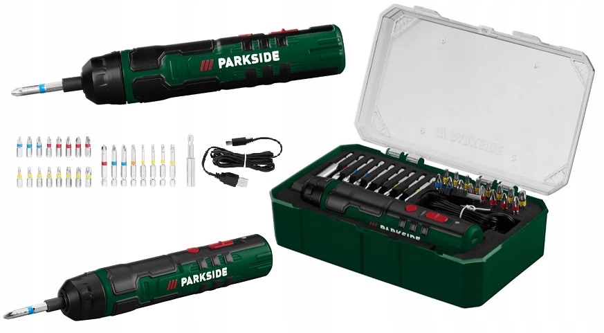 Wkrętarka Parkside zasilanie akumulatorowe 4 V Pass 4 A1