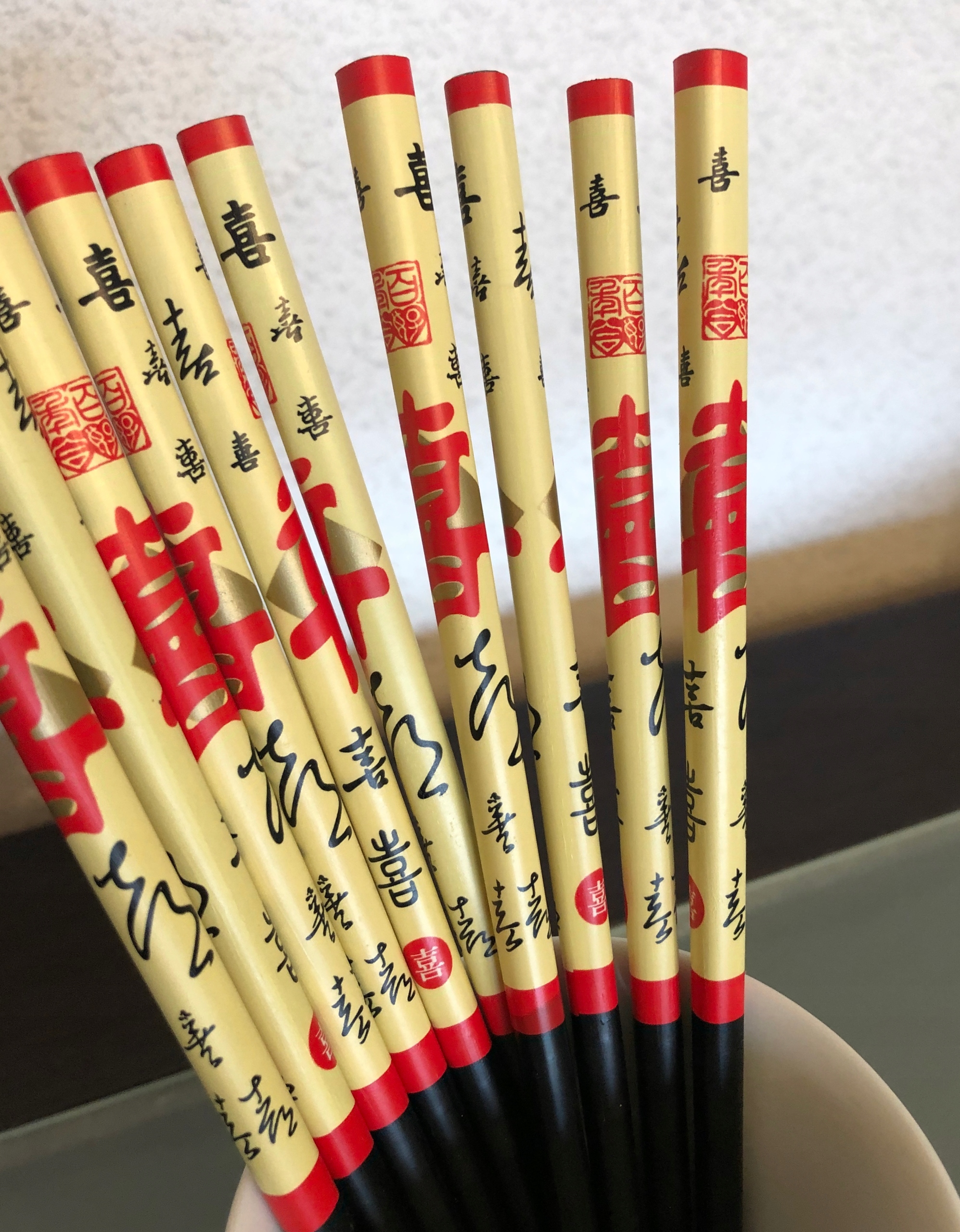 ALICE WONG KOMPLET 10 PAR PAŁECZEK + POJEMNIK - super prezent Marka inna