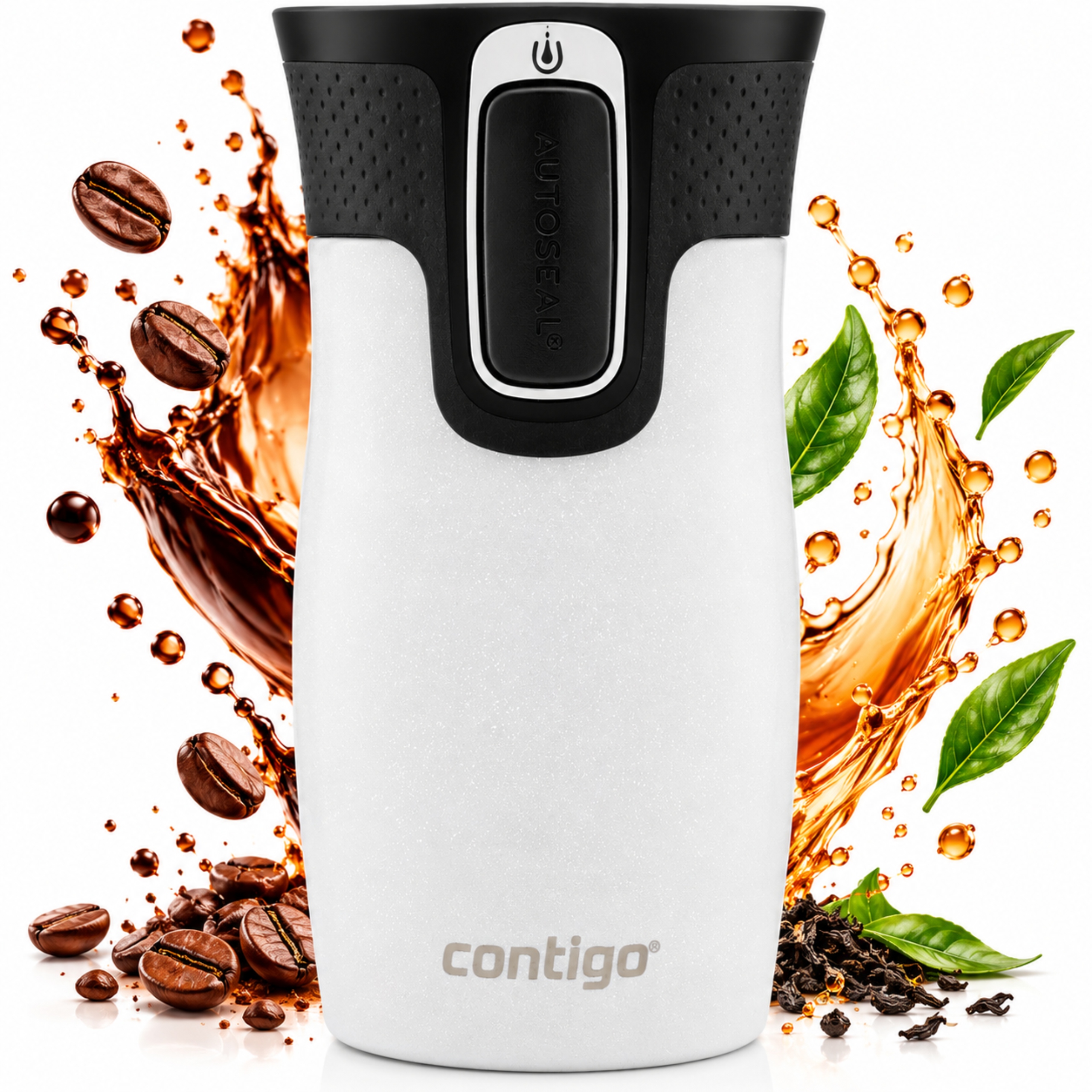 Termohrnek Contigo West Loop Mini Pasuje Pod Espresso Bílá 300ml