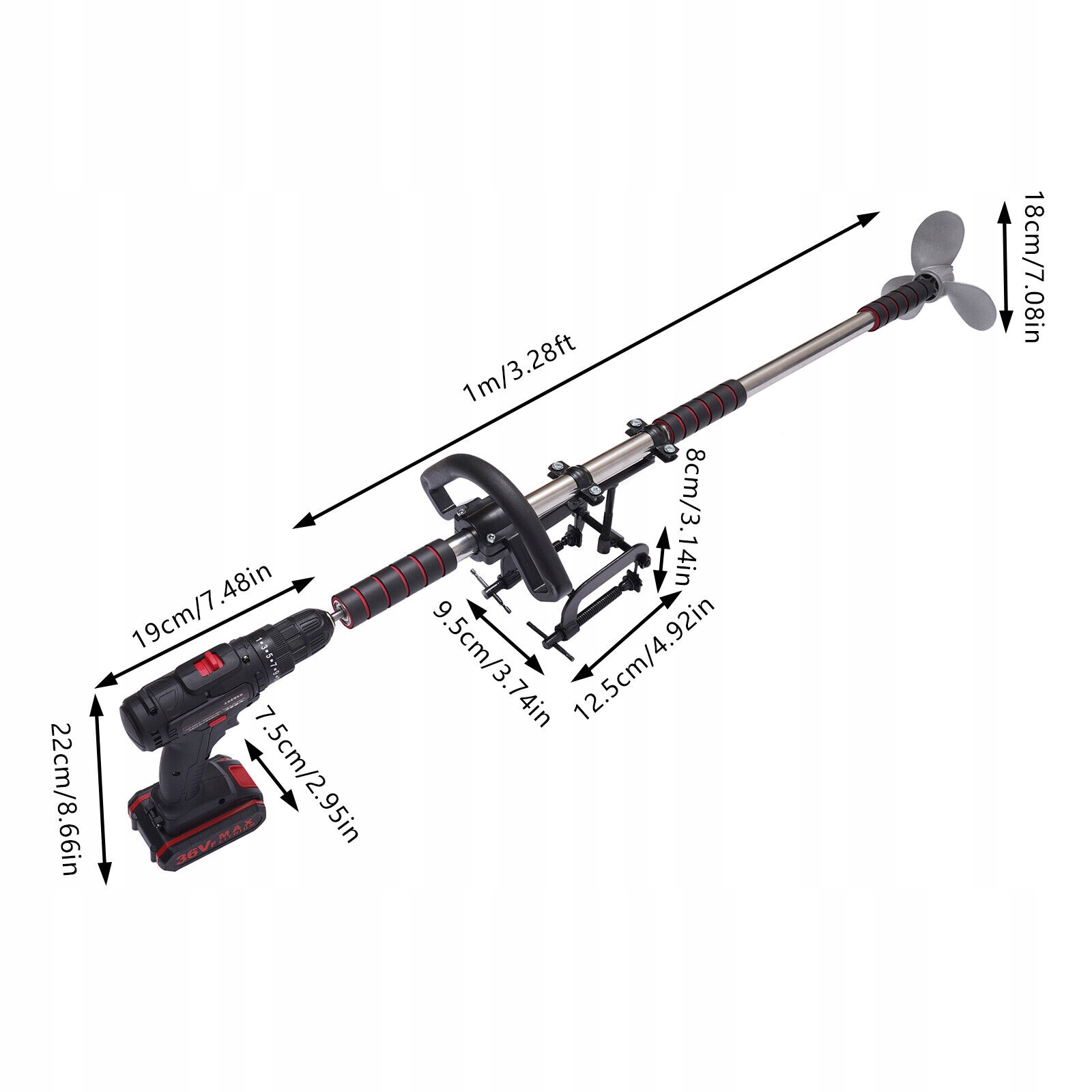 21V ŚMIGŁO SILNIKOWE DO ŁODZI ELEKTRYCZNEJ 4000MAH Model SILNIKOWE DO ŁODZI ELEKTRYCZNEJ 4000MAH