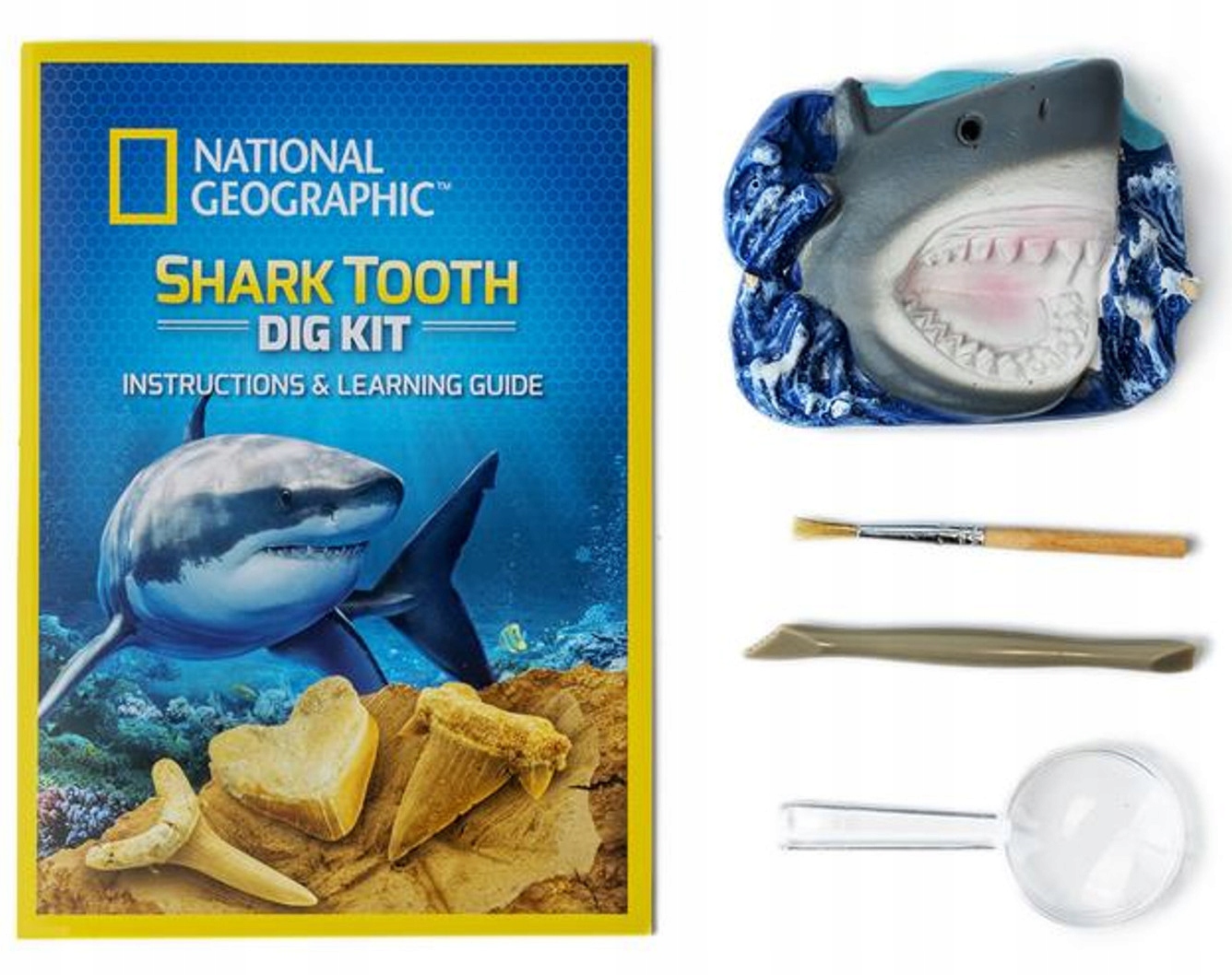 

National Geographic Zestaw wykopaliska Ząb rekina