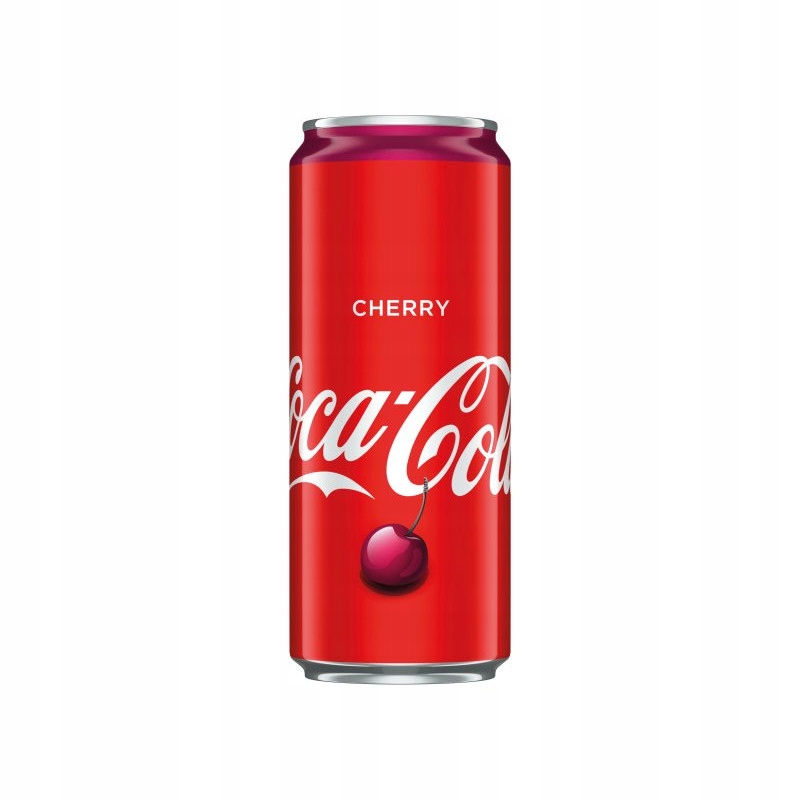 Levně Coca Cola Cherry 24 plechovek x 330 ml, klasický sycený nápoj s příchutí třešní