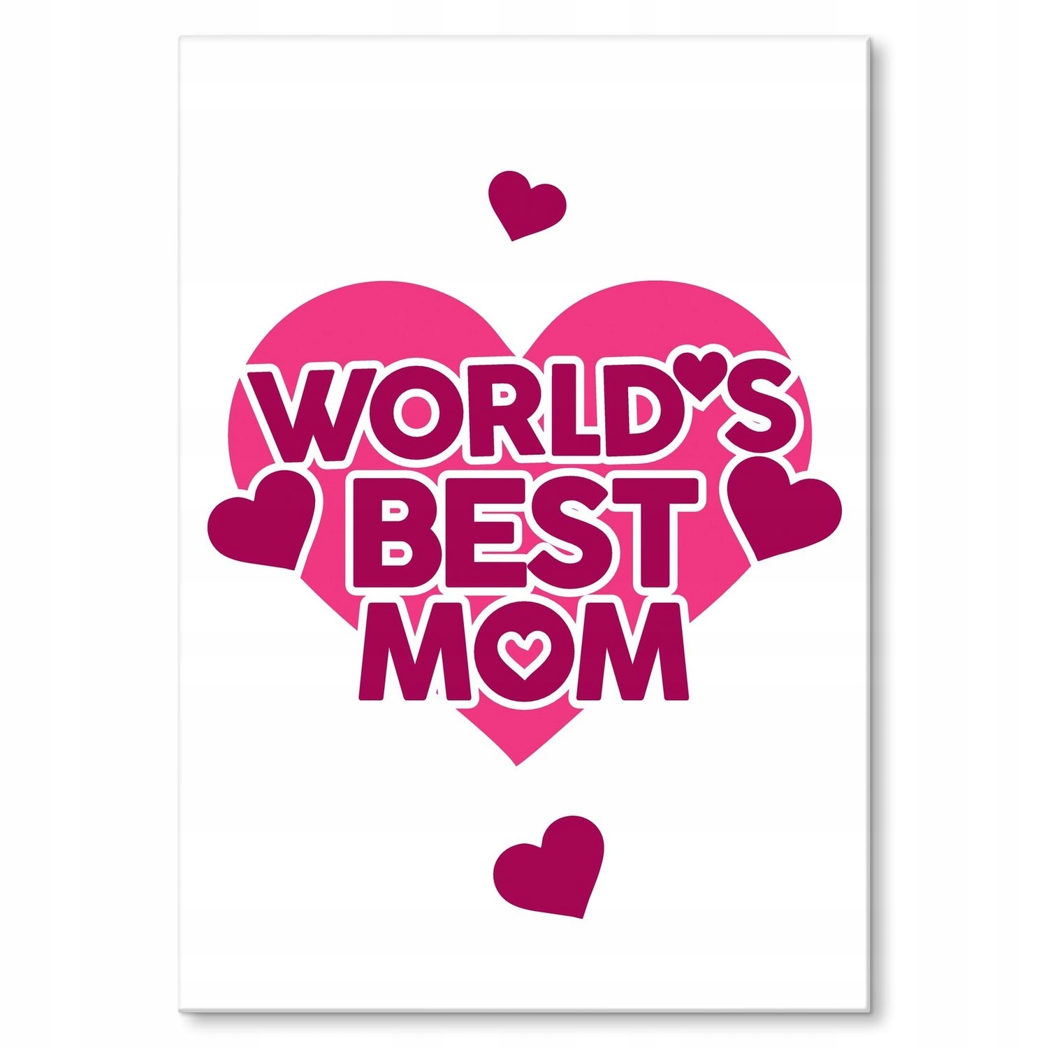 Kovový plakát Best mom Dárek 42 x 59 cm