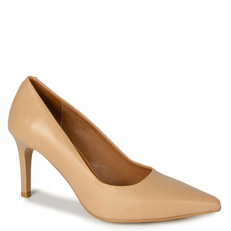 LaRoni 3969 Béžové Kožené Lodičky Na Špendlíku 39