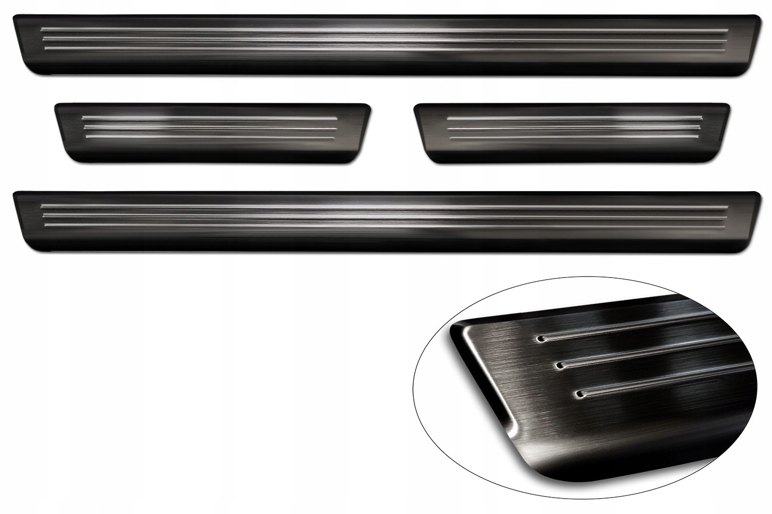 VOLKSWAGEN ID 5 NAKŁADKI PROGOWE LISTWY NA PROGI STALOWE