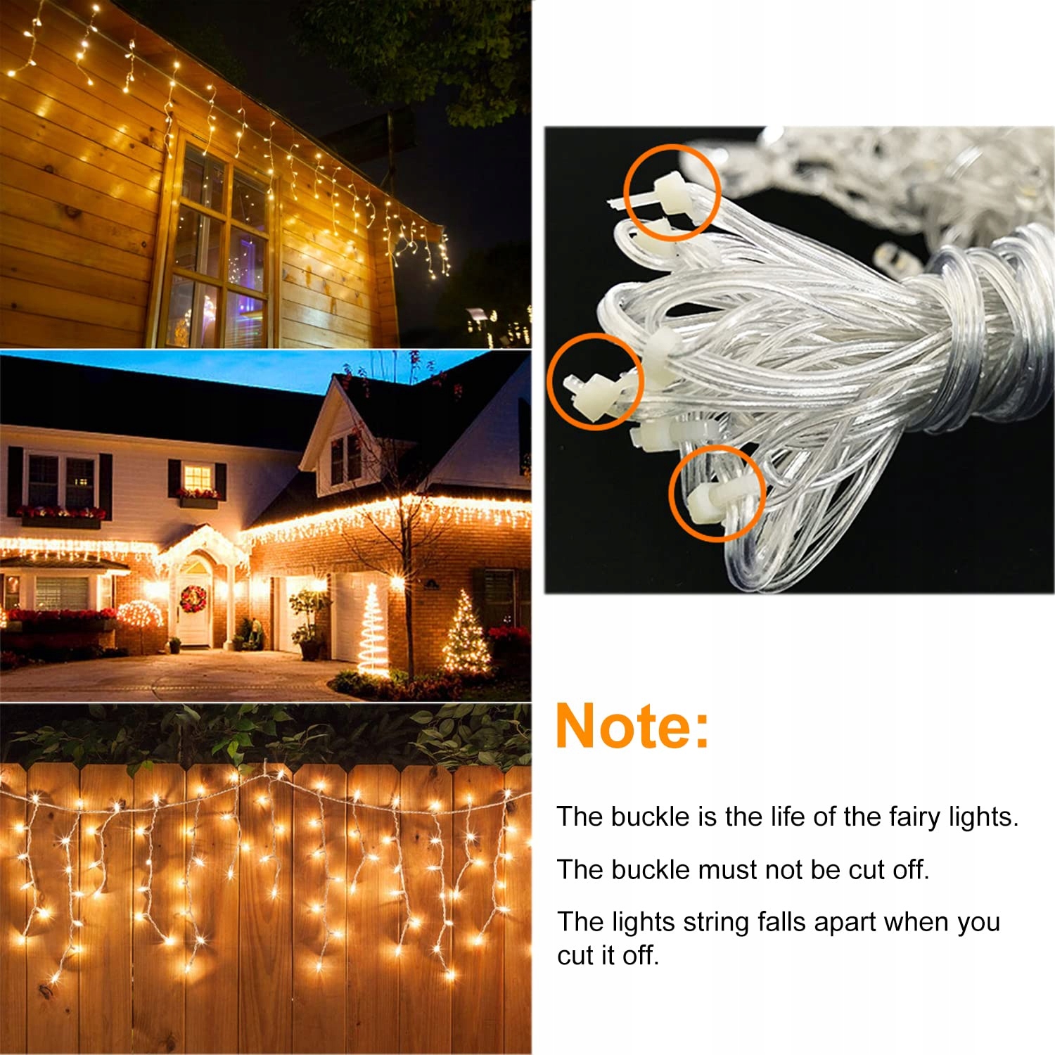 EISREGEN GIRLANDA KURTYNA ŚWIETLNA LAMPKI WODOODPORNE ŚWIĄTECZNE 5M 200LED — miniatura 8