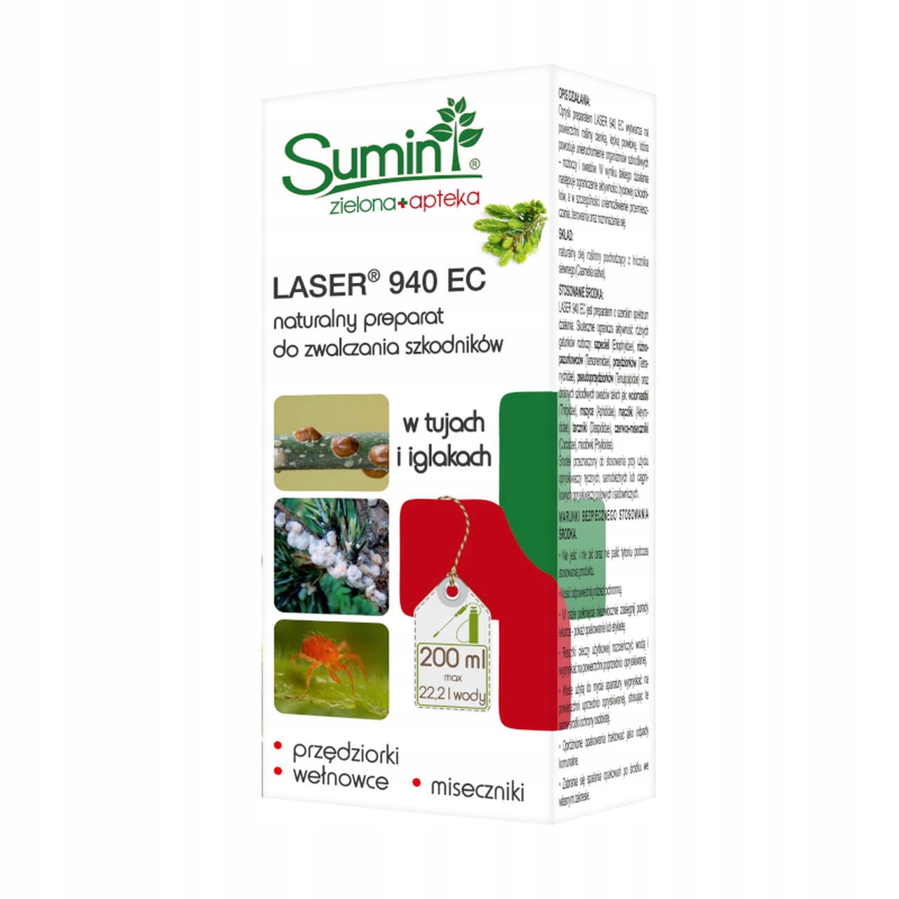 

Laser 200 ml na szkodniki tuje i iglaki Sumin