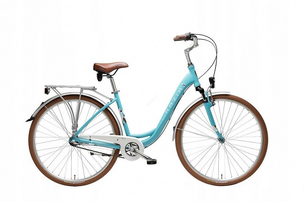 Rower miejski Maxim MC 1.4.3 rama 18 cali koło 28 " niebieski