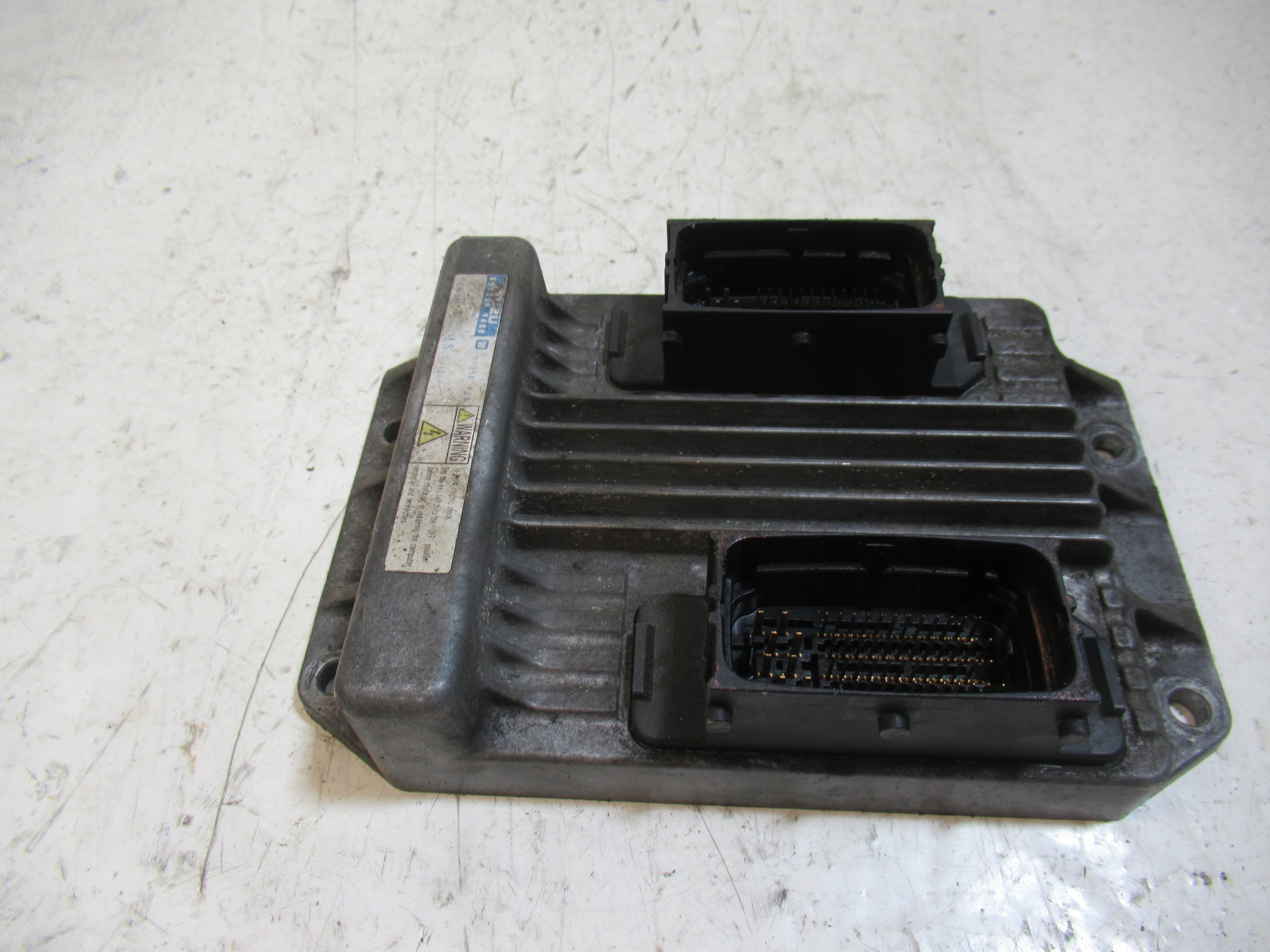 computer of the engine control unit OPEL MERIVA A 1.7 DTI 112500 0154 97350 948