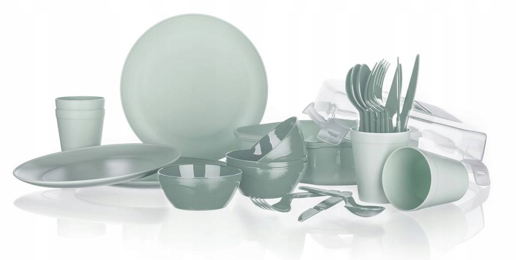 Piknikový Kempingový Set pro 4 osoby v krabičce