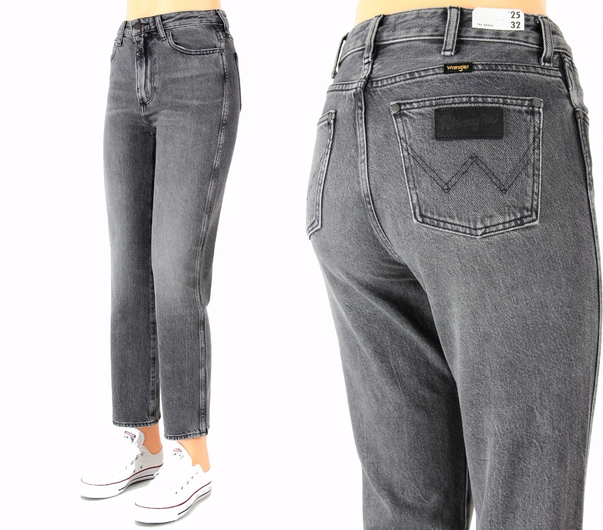 

Wrangler Retro Straight Jeansy Boyfriend _ W28 L32