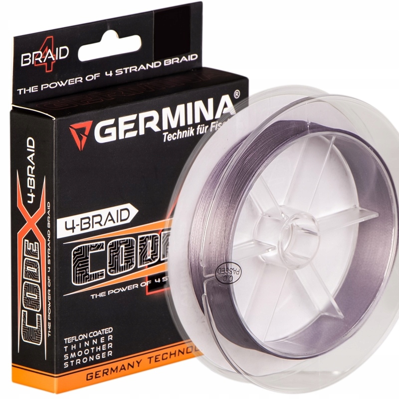 Plecionka Germina Code 4 Braid Gray 0.18mm 150m