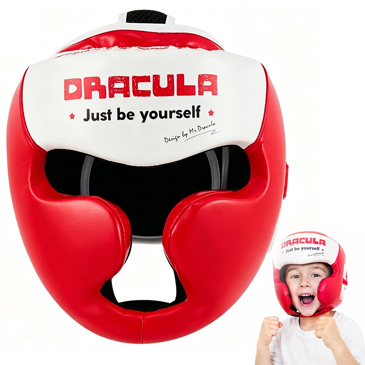 Kask Treningowy Bokserski – Do Sparingowy Mma I Kickboxingu, Bushido Czerwo