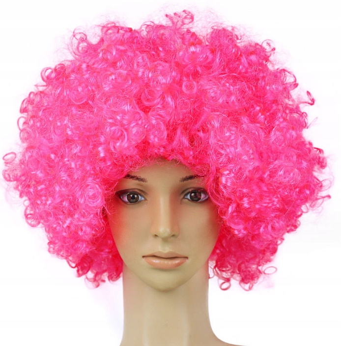 Peruka klaun clown klauna kolorowa afro przebranie